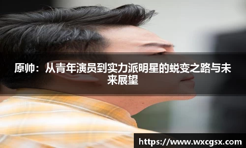 原帅：从青年演员到实力派明星的蜕变之路与未来展望